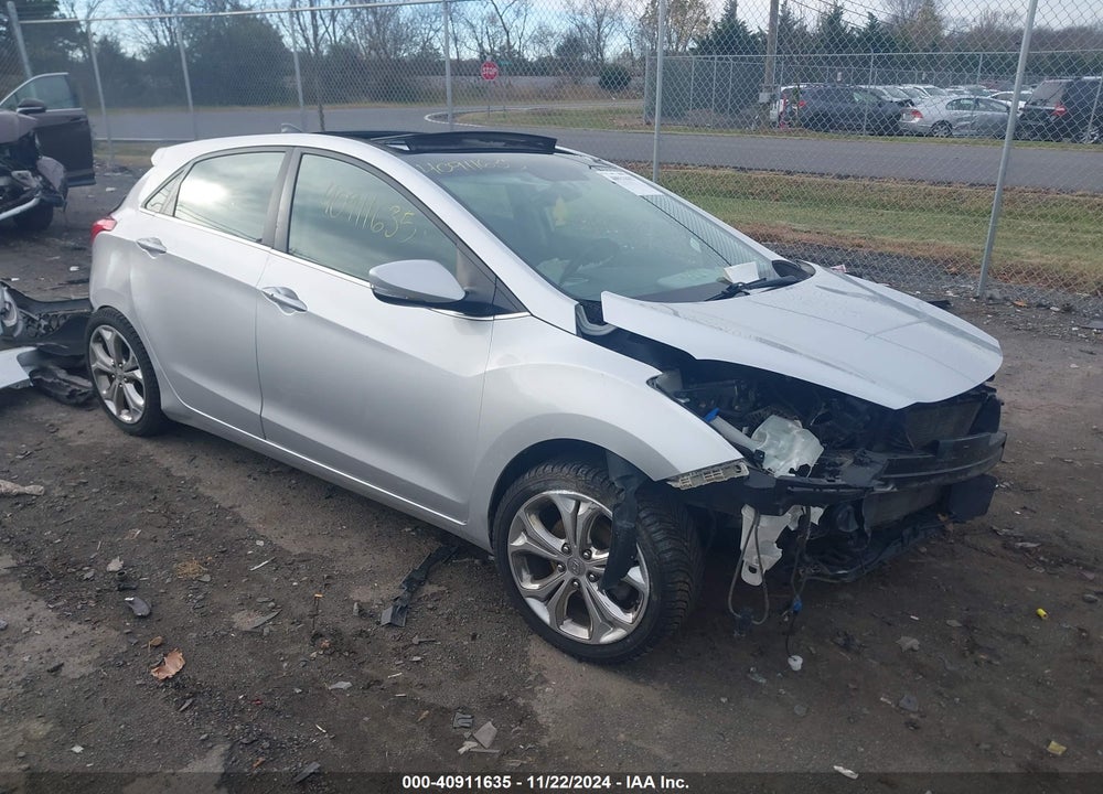 2013 HYUNDAI ELANTRA GT BASE W/BLUE VIN: KMHD35LE7DU131529