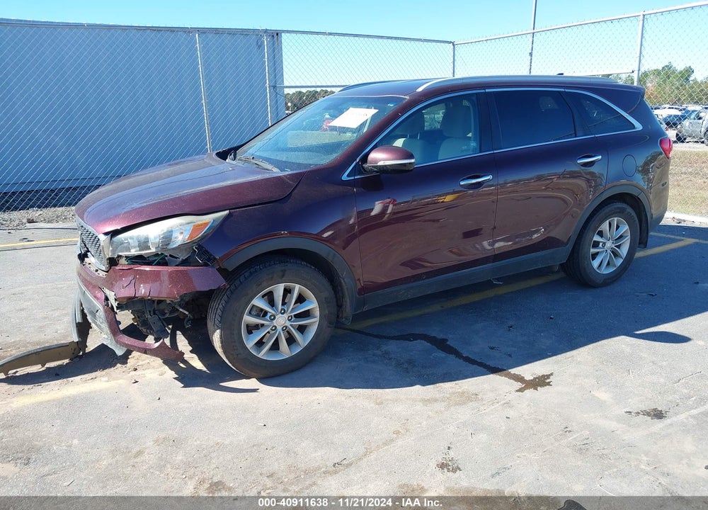 2017 KIA SORENTO 2.4L LX VIN: 5XYPG4A3XHG254976