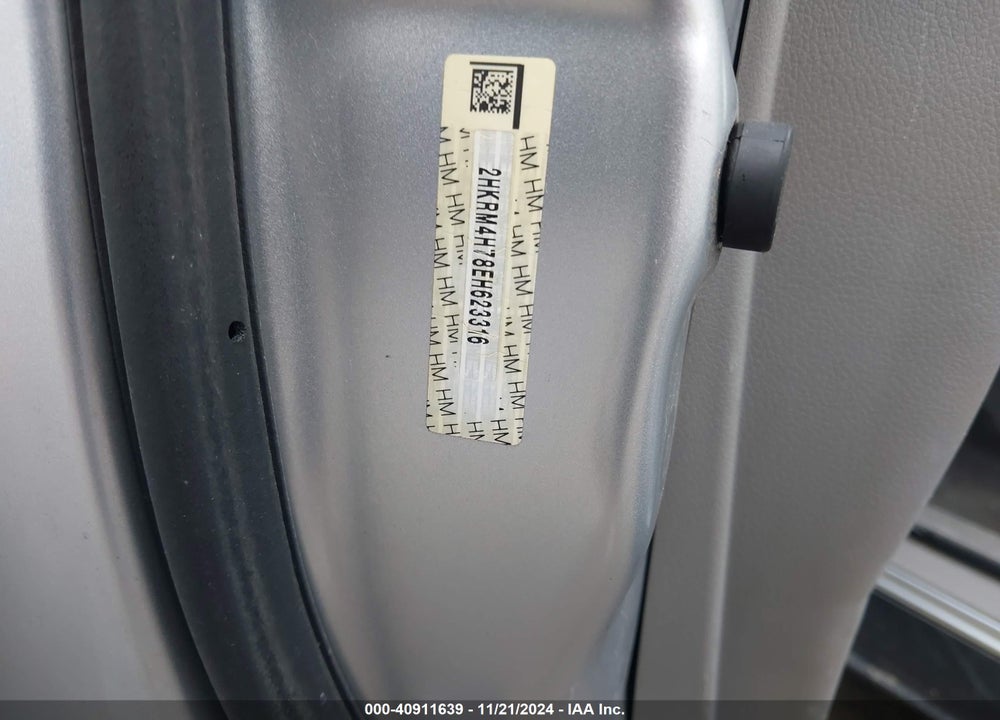 2014 HONDA CR-V EX-L VIN: 2HKRM4H78EH623316