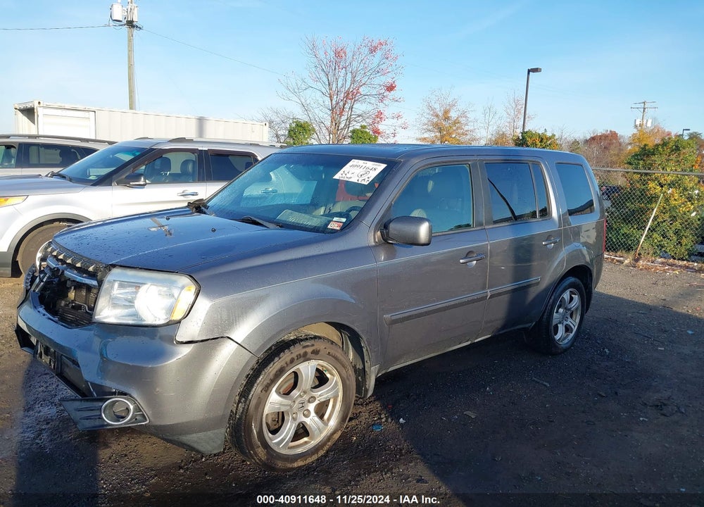 2013 HONDA PILOT EX-L VIN: 5FNYF4H67DB029374