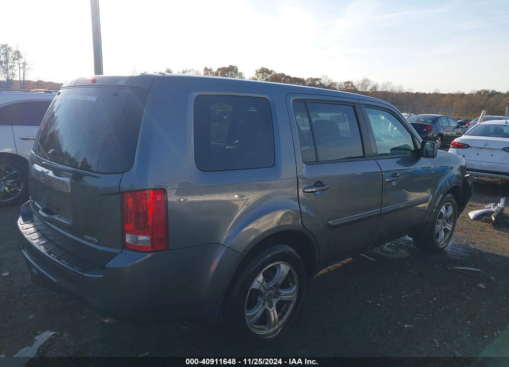 2013 HONDA PILOT EX-L VIN: 5FNYF4H67DB029374