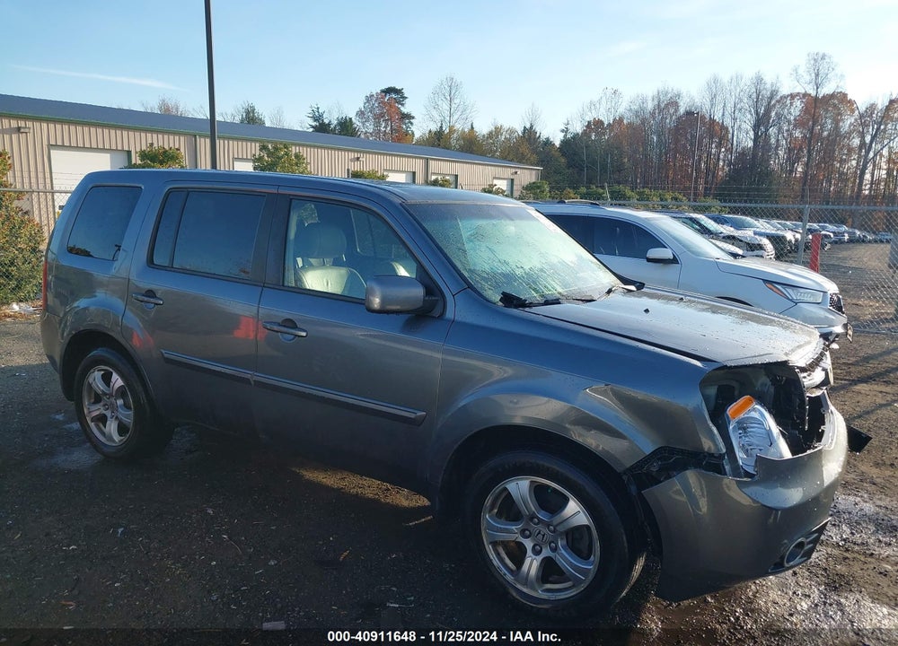 2013 HONDA PILOT EX-L VIN: 5FNYF4H67DB029374