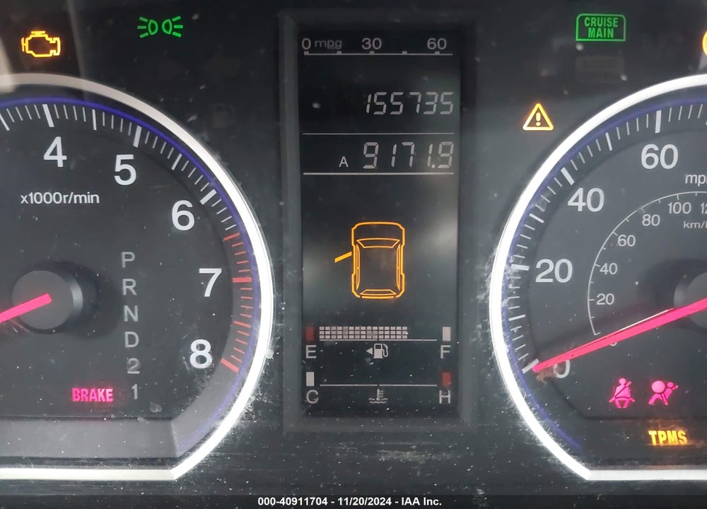 2009 HONDA CR-V LX VIN: 5J6RE48339L027455