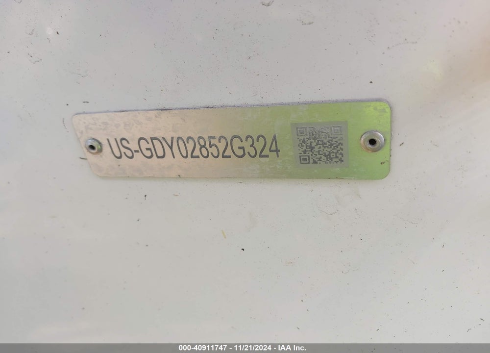 2024 HURRICANE OTHER VIN: GDY02852G324