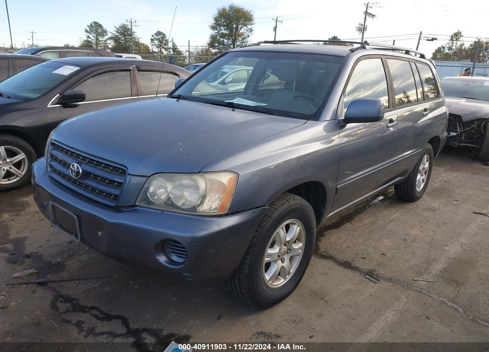 2001 TOYOTA HIGHLANDER V6 VIN: JTEGF21A310019767
