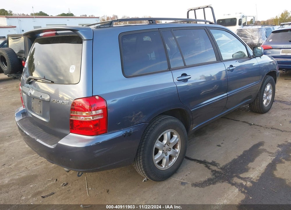 2001 TOYOTA HIGHLANDER V6 VIN: JTEGF21A310019767