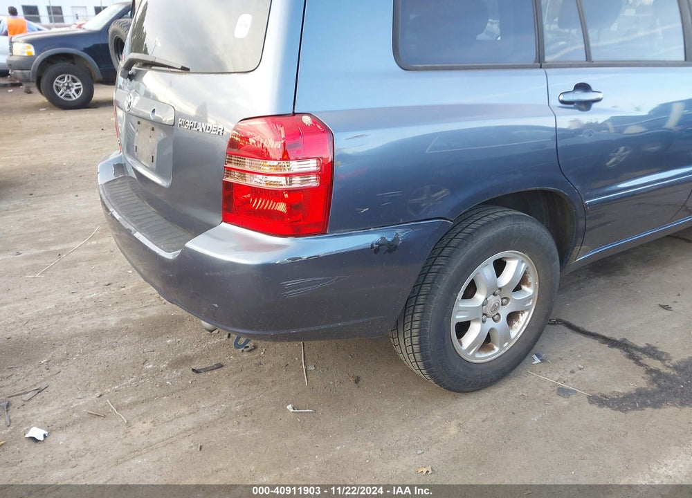 2001 TOYOTA HIGHLANDER V6 VIN: JTEGF21A310019767