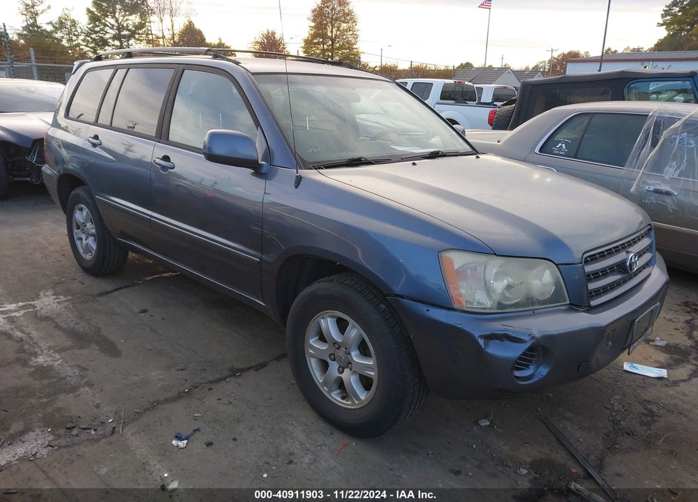 2001 TOYOTA HIGHLANDER V6 VIN: JTEGF21A310019767