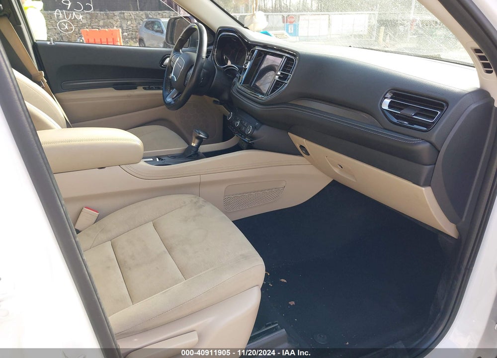 2022 DODGE DURANGO SXT AWD VIN: 1C4RDJAG4NC129474