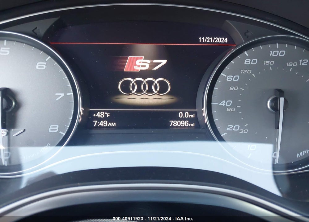 2014 AUDI S7 4.0T PRESTIGE VIN: WAUW2AFC8EN053306