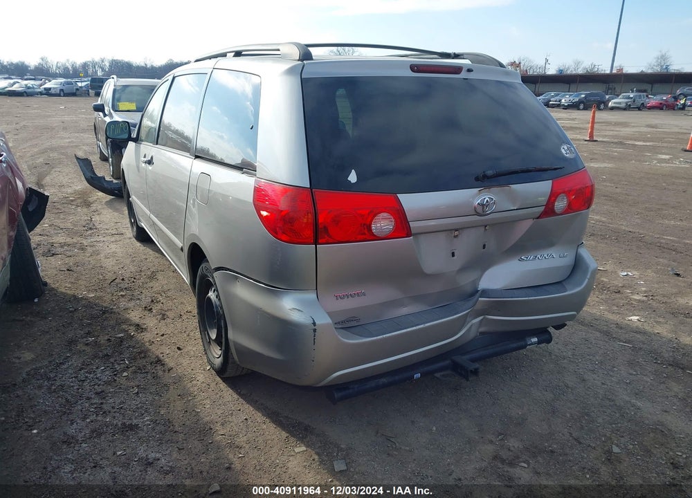 2008 TOYOTA SIENNA LE VIN: 5TDZK23CX8S217342