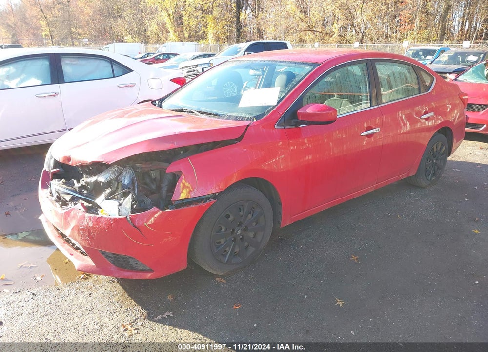 2017 NISSAN SENTRA SV VIN: 3N1AB7AP1HY308270