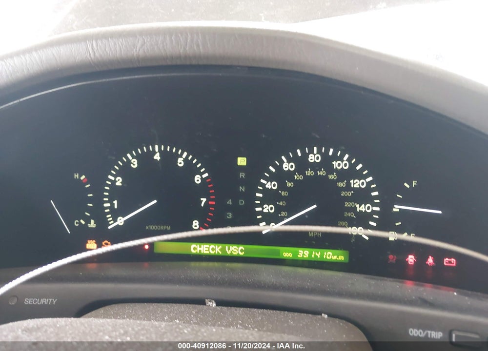 1999 LEXUS LS 400 VIN: JT8BH28F1X0156868