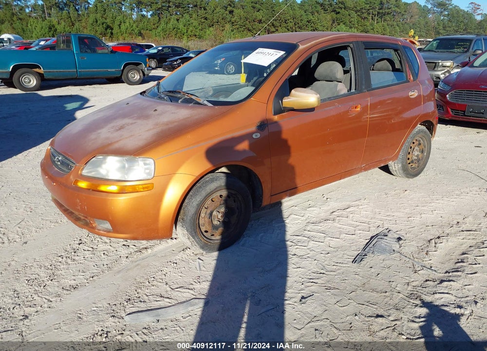2005 CHEVROLET AVEO LS VIN: KL1TD62655B427361