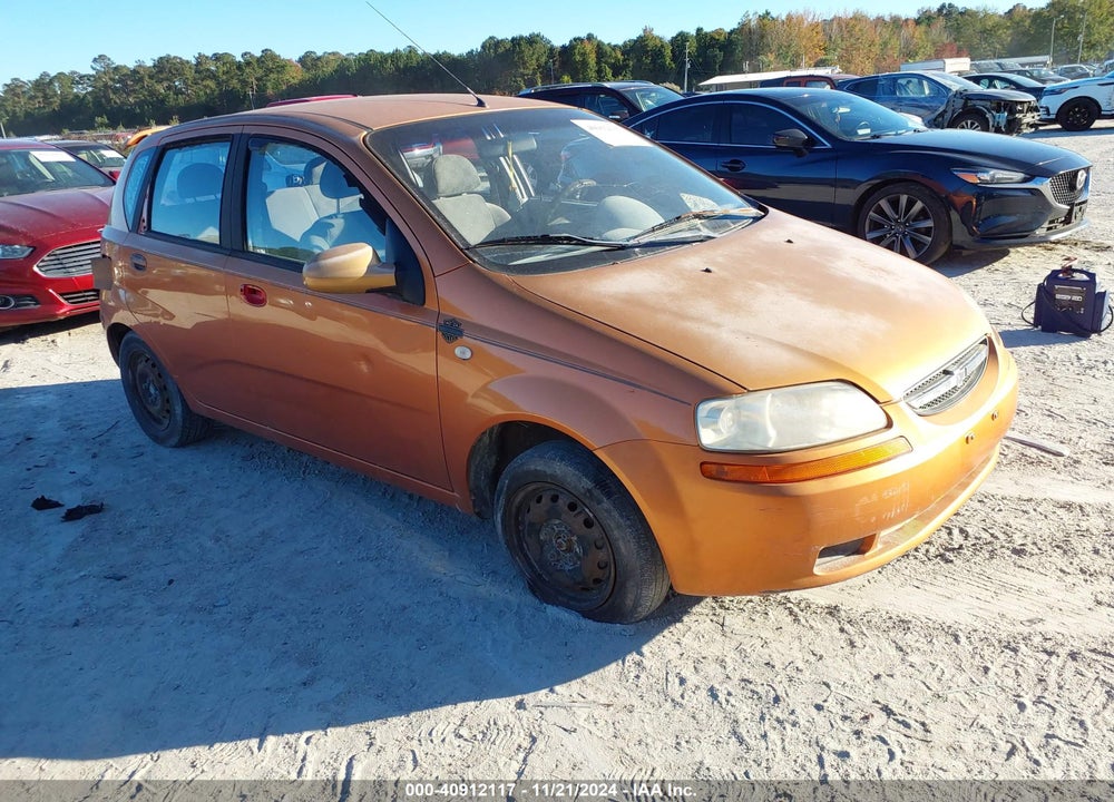 2005 CHEVROLET AVEO LS VIN: KL1TD62655B427361