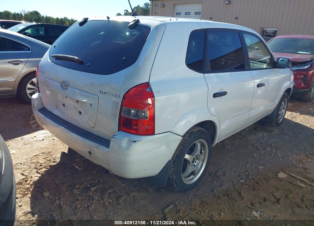 2006 HYUNDAI TUCSON GL VIN: KM8JM12B06U414955
