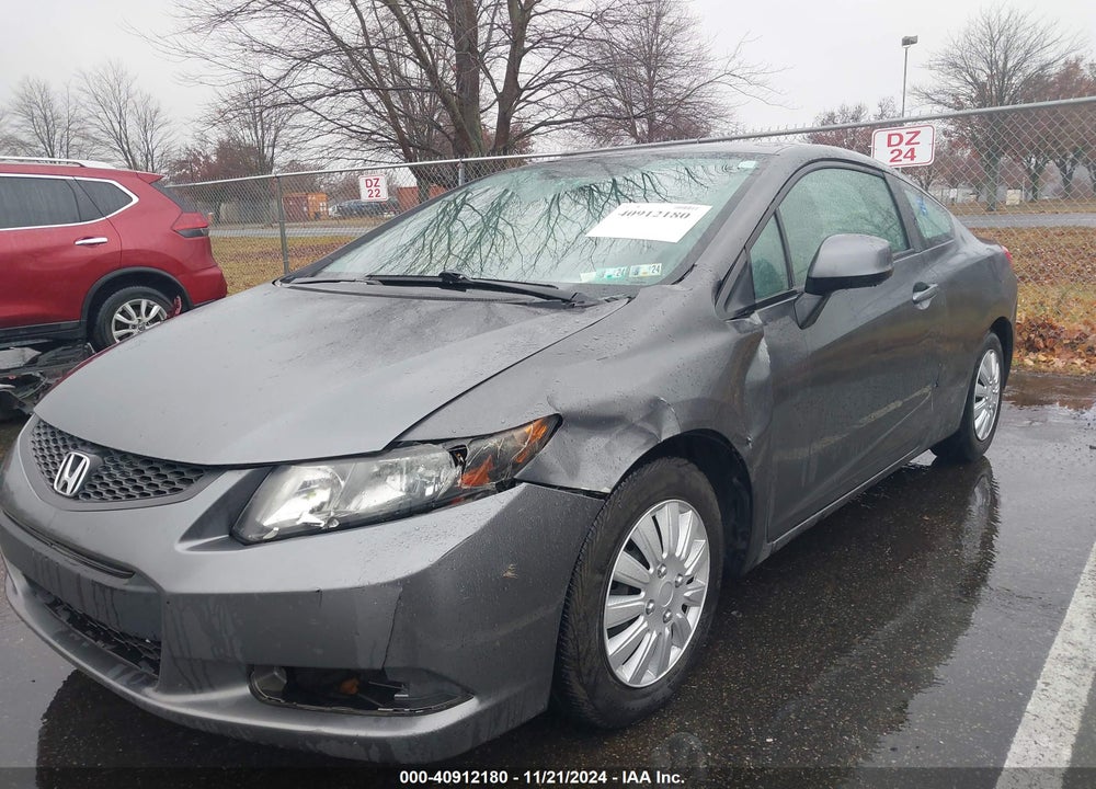 2012 HONDA CIVIC LX VIN: 2HGFG3B52CH539236
