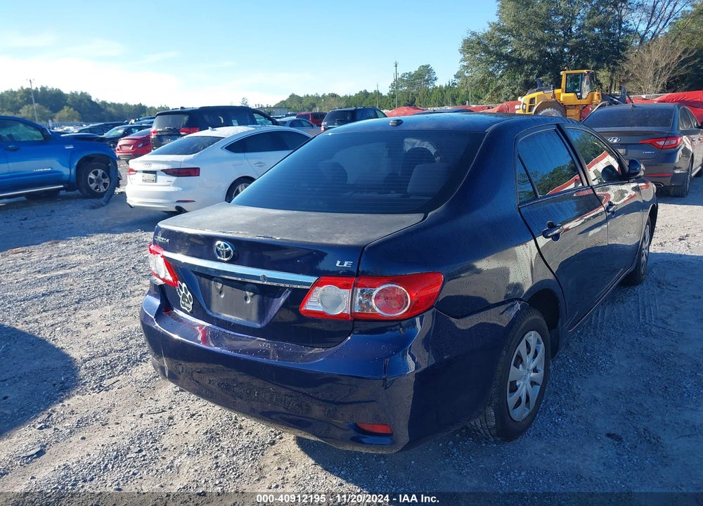 2011 TOYOTA COROLLA LE VIN: 2T1BU4EE5BC603740
