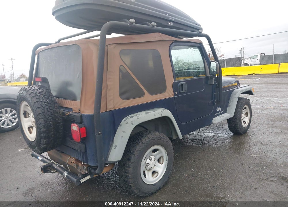 2006 JEEP WRANGLER SE VIN: 1J4FA29146P717087