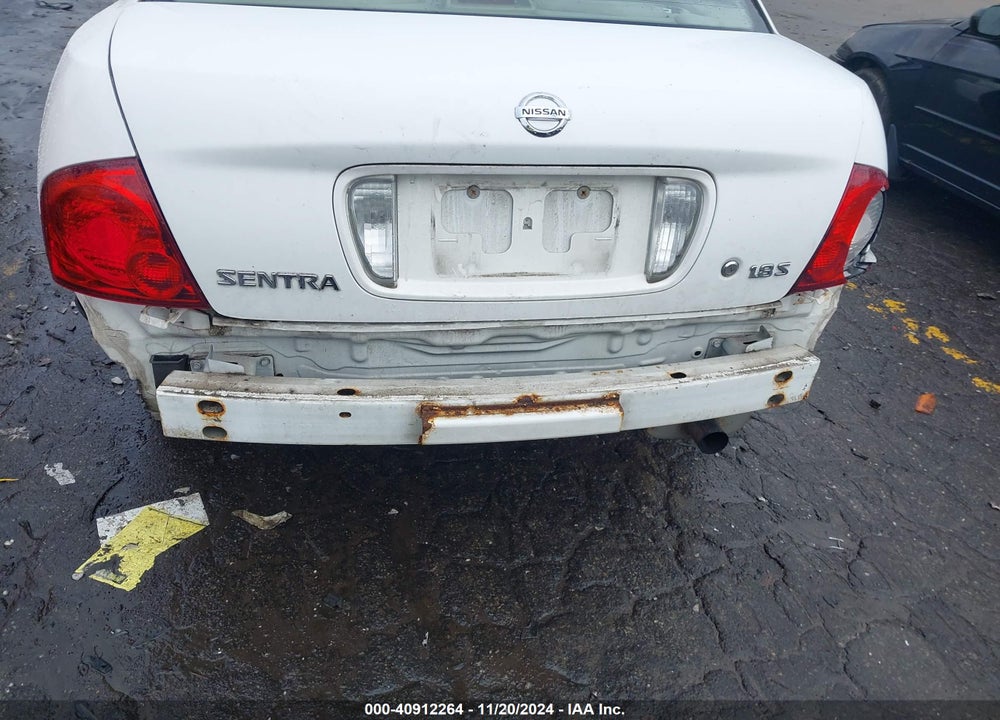 2004 NISSAN SENTRA 1.8S VIN: 3N1CB51D94L480038