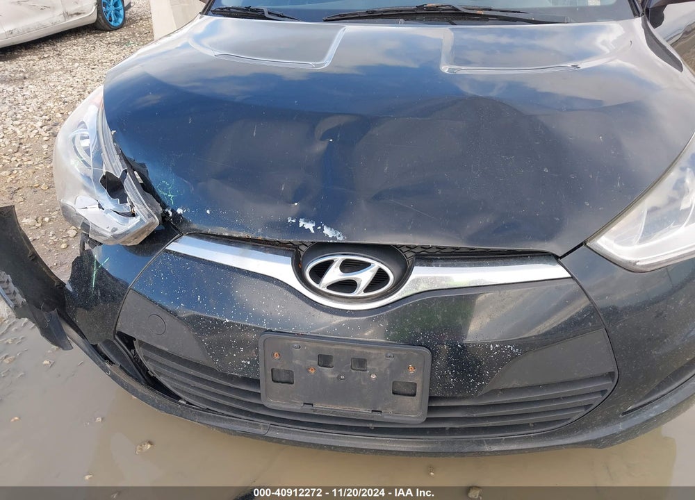 2013 HYUNDAI VELOSTER BASE W/BLACK VIN: KMHTC6AD1DU149455