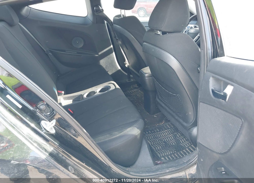 2013 HYUNDAI VELOSTER BASE W/BLACK VIN: KMHTC6AD1DU149455