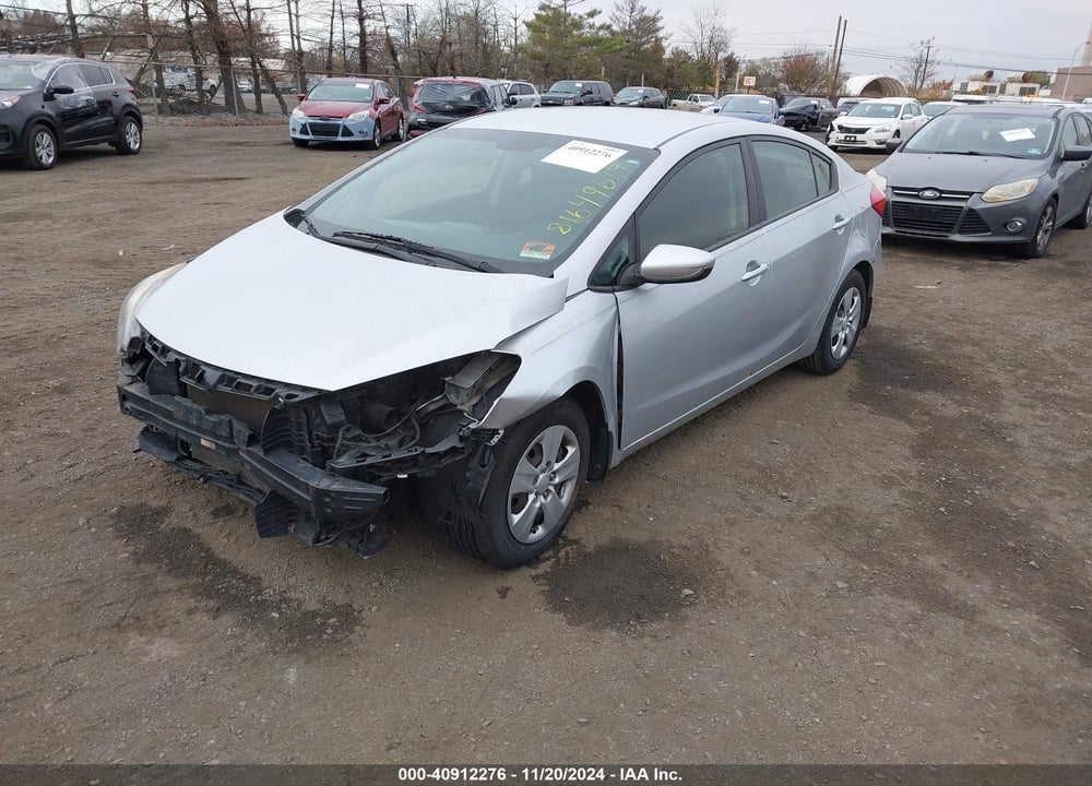 2016 KIA FORTE LX VIN: KNAFK4A60G5493574