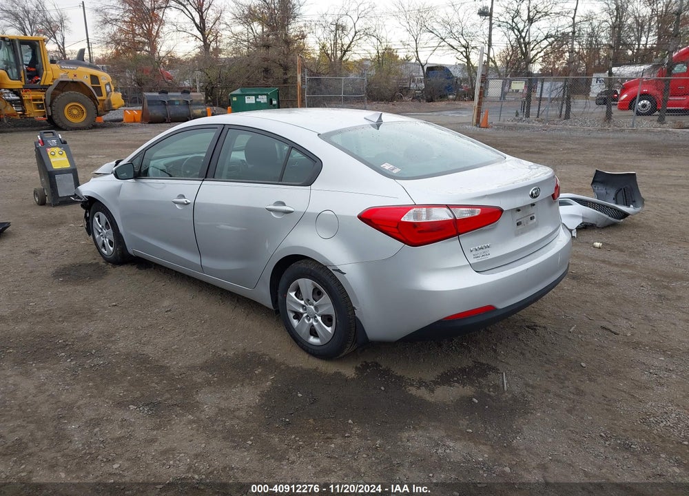 2016 KIA FORTE LX VIN: KNAFK4A60G5493574