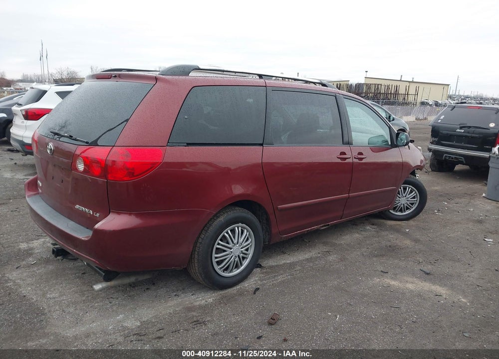 2008 TOYOTA SIENNA LE VIN: 5TDZK23C78S189659