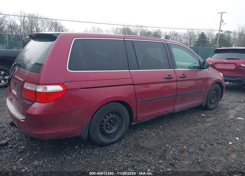 2005 HONDA ODYSSEY LX VIN: 5FNRL38215B121800