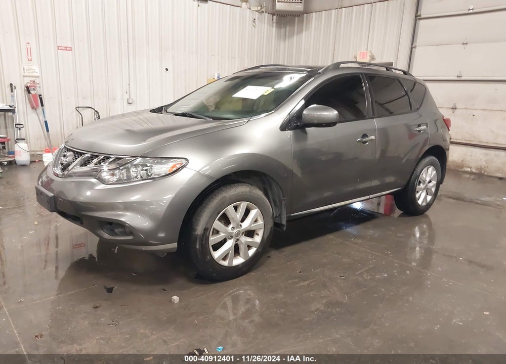 2014 NISSAN MURANO SL VIN: JN8AZ1MW4EW529166
