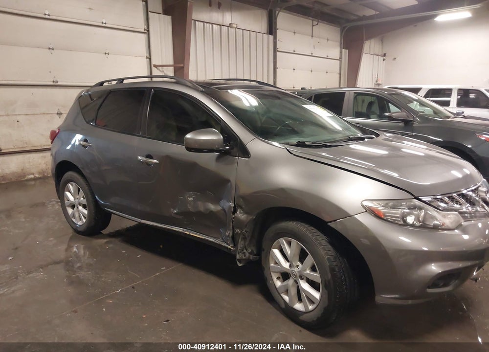 2014 NISSAN MURANO SL VIN: JN8AZ1MW4EW529166