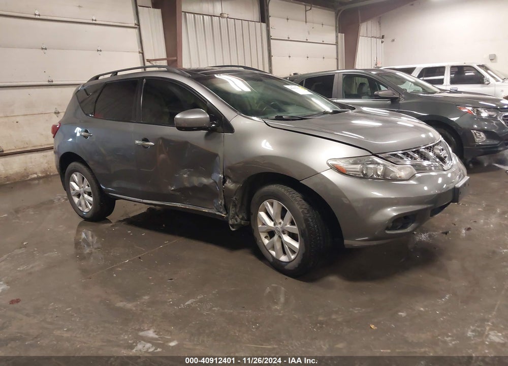 2014 NISSAN MURANO SL VIN: JN8AZ1MW4EW529166