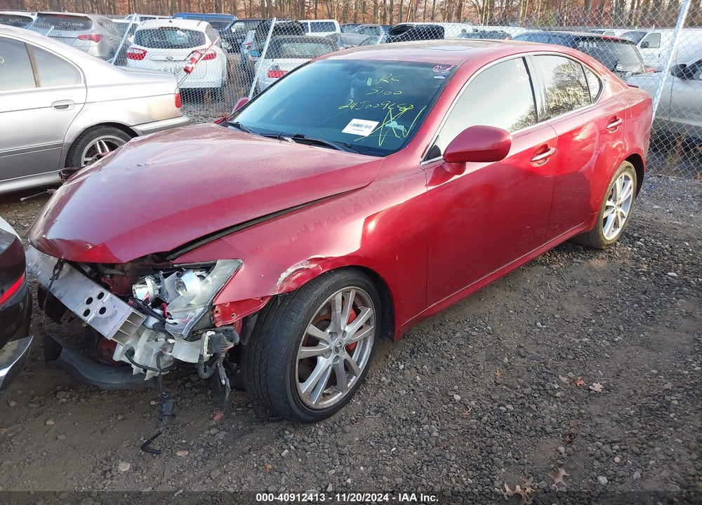 2007 LEXUS IS 350 VIN: JTHBE262X75014496