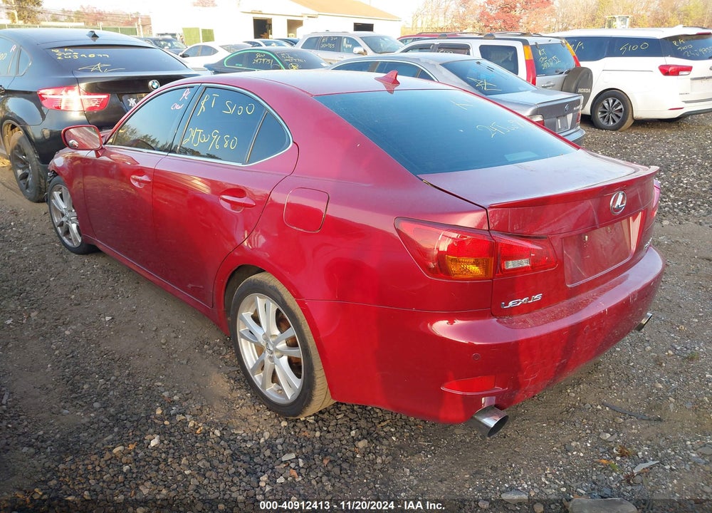 2007 LEXUS IS 350 VIN: JTHBE262X75014496