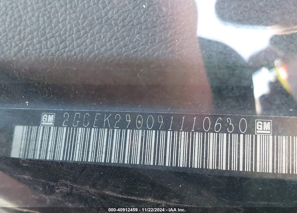 2009 CHEVROLET SILVERADO 1500 LT VIN: 2GCEK290091110630