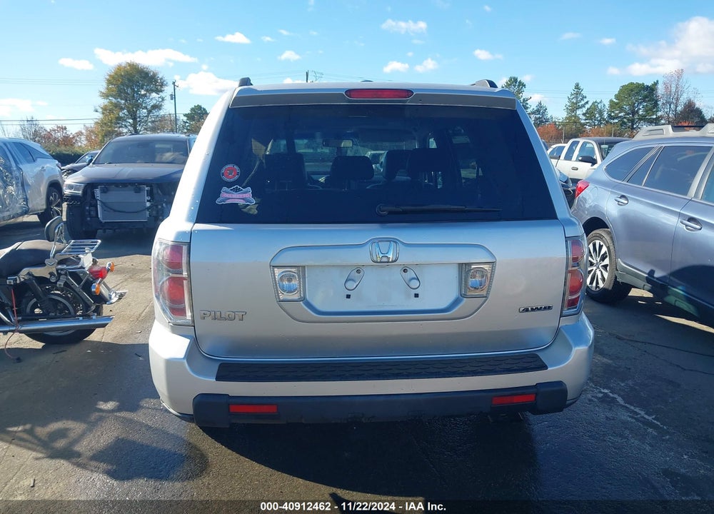 2007 HONDA PILOT EX-L VIN: 5FNYF18527B019586