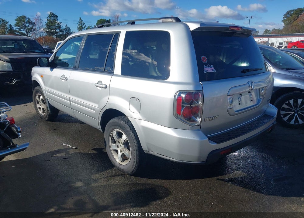 2007 HONDA PILOT EX-L VIN: 5FNYF18527B019586