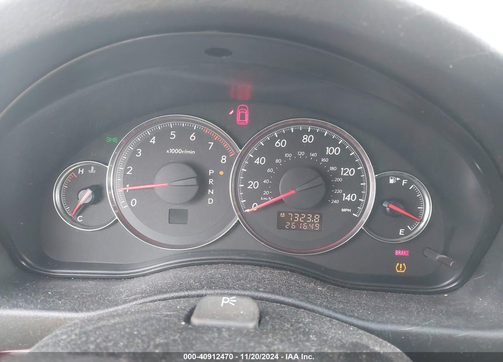 2009 SUBARU OUTBACK 2.5I LIMITED VIN: 4S4BP66C797318478