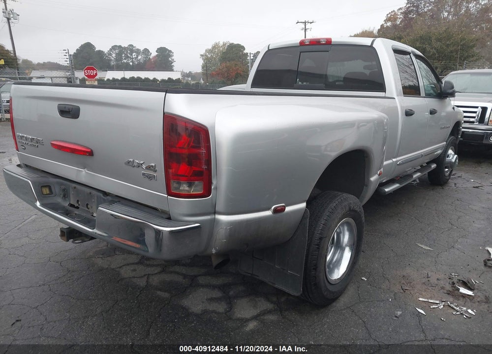 2004 DODGE RAM 3500 SLT/LARAMIE VIN: 3D7MU48C84G165040