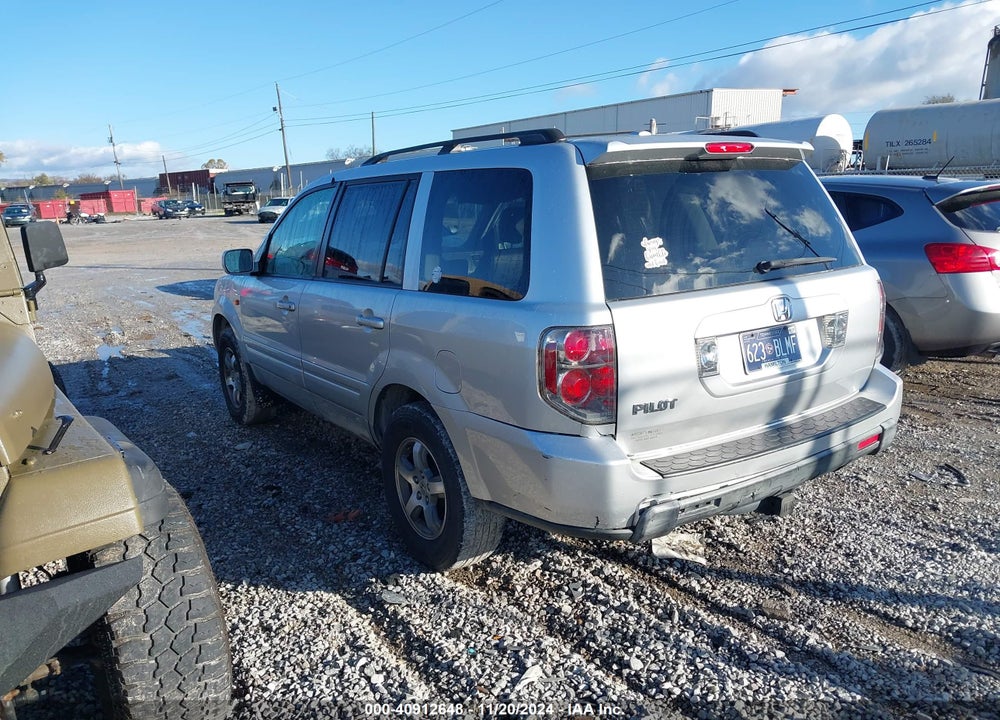 2008 HONDA PILOT EX-L VIN: 5FNYF28538B028935