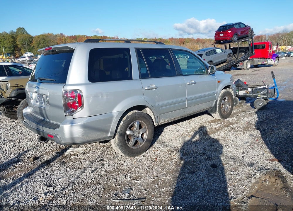 2008 HONDA PILOT EX-L VIN: 5FNYF28538B028935