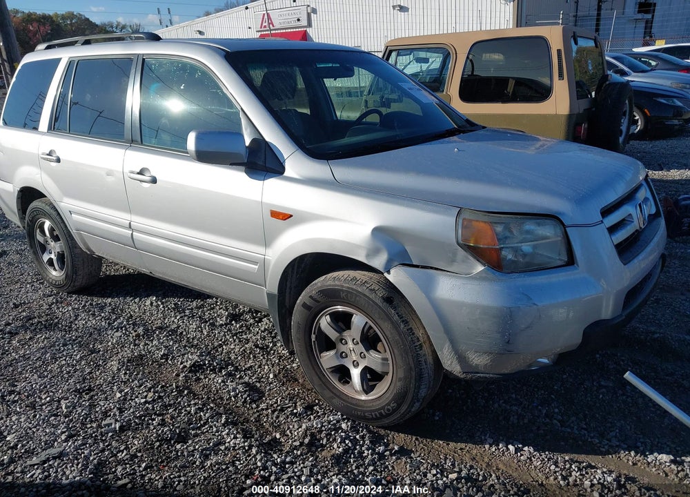 2008 HONDA PILOT EX-L VIN: 5FNYF28538B028935