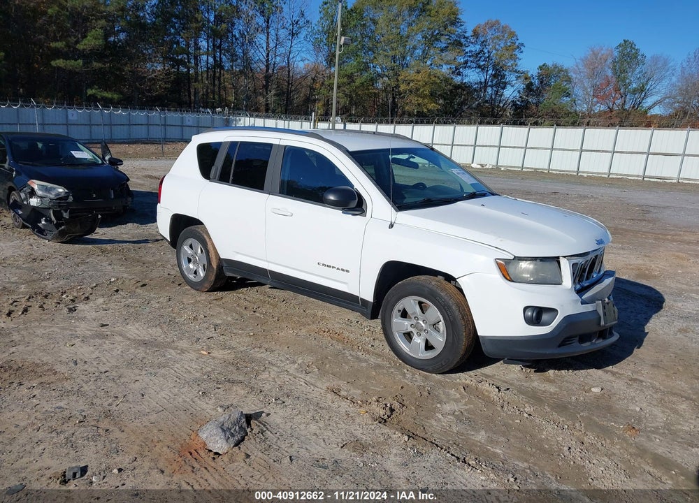 2014 JEEP COMPASS SPORT VIN: 1C4NJCBA4ED743075