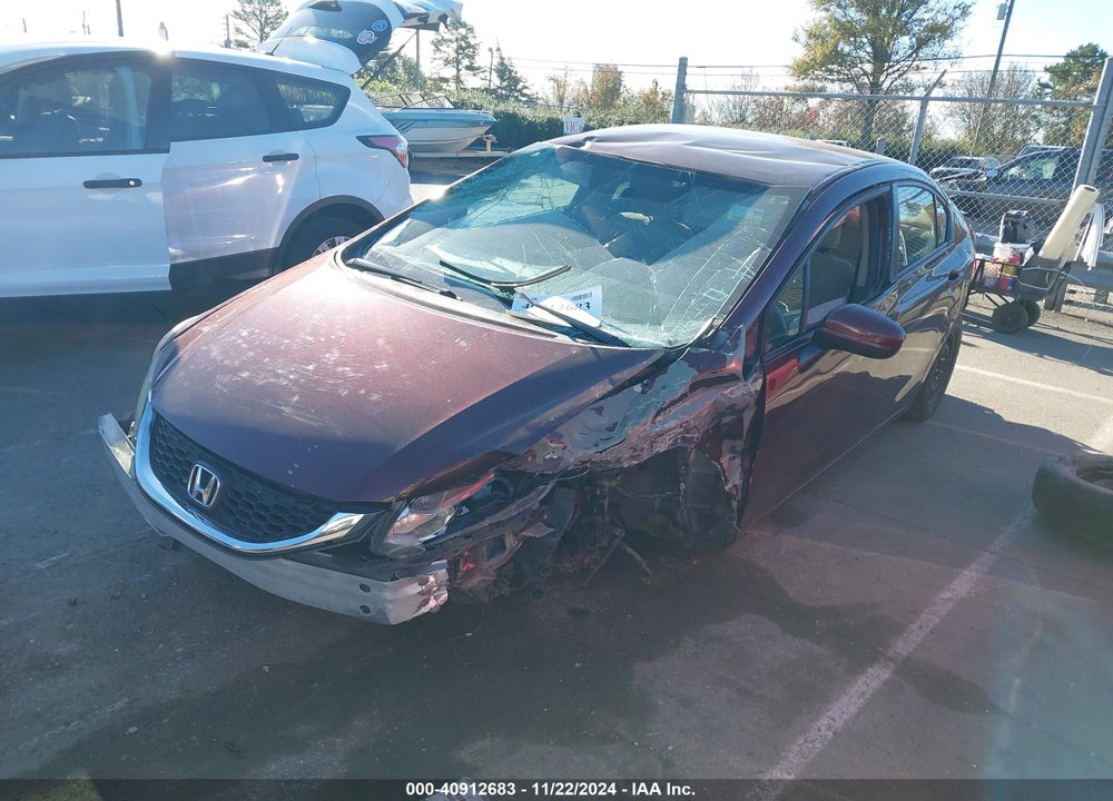 2015 HONDA CIVIC VIN: 19XFB2F59FE058594