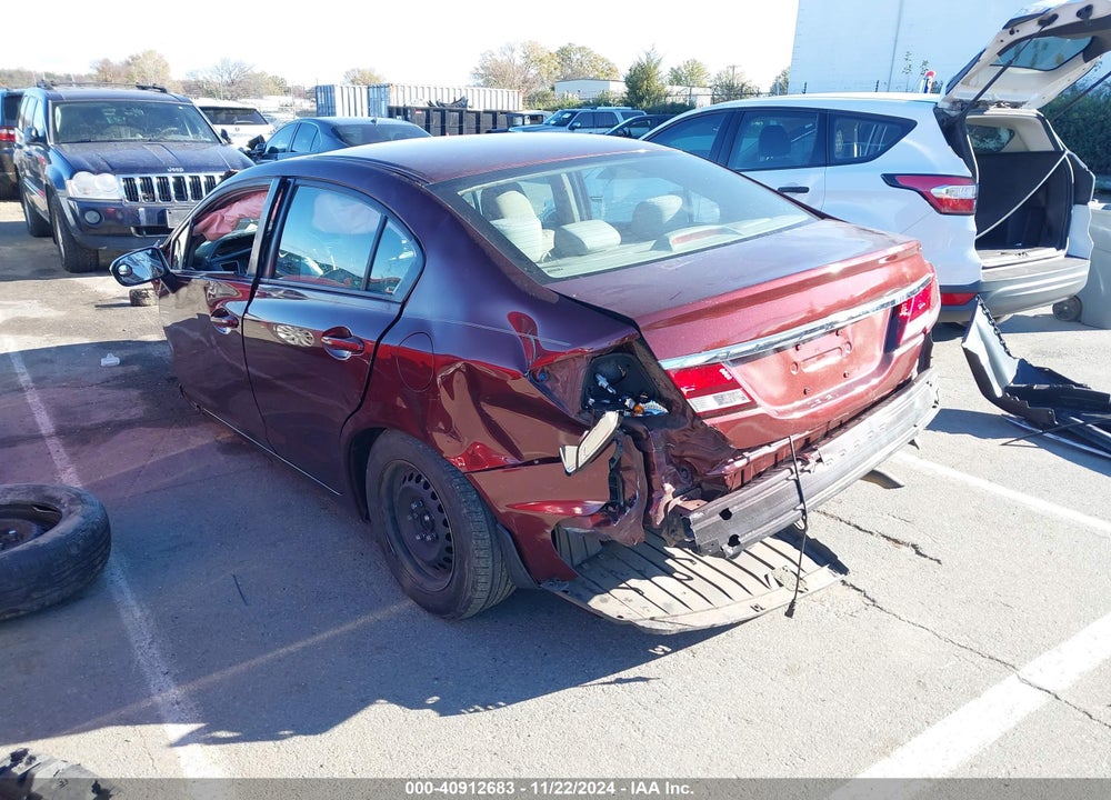 2015 HONDA CIVIC VIN: 19XFB2F59FE058594