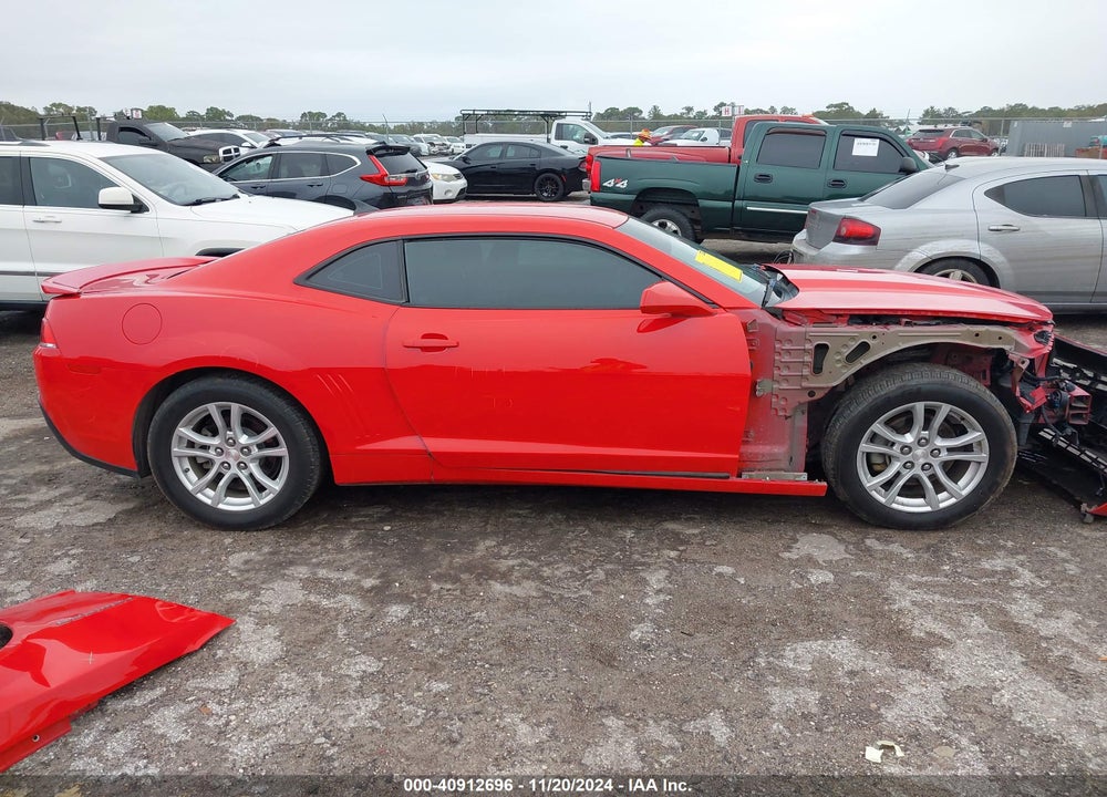 2015 CHEVROLET CAMARO 2LS VIN: 2G1FB1E39F9196511