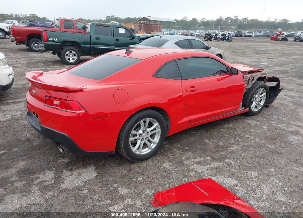 2015 CHEVROLET CAMARO 2LS VIN: 2G1FB1E39F9196511