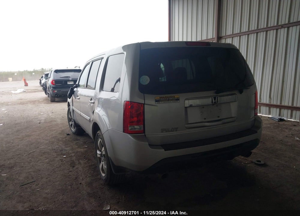 2012 HONDA PILOT EX-L VIN: 5FNYF3H63CB042356