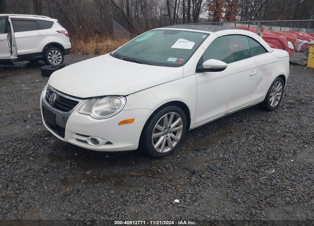 2011 VOLKSWAGEN EOS KOMFORT VIN: WVWBA7AH1BV001215